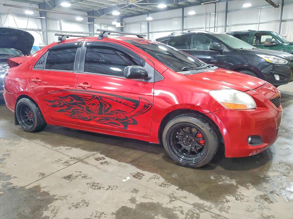 2010 Toyota Yaris VIN JTDBT4K3XA1370754 COPART salvage auction — REAR END, Mn - Cert Of Title-Prior Salvage, sold $1,700 on 2026-07-14 (photo 4)