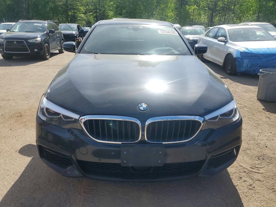 2019 BMW 5 series VIN WBAJE7C52KWW34316 COPART salvage auction — FRONT END, On - Permit No Brand - Unfit, sold $9,300 on 2026-07-30 (photo 5)
