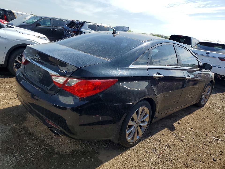 2012 Hyundai VIN 5NPEC4AB2CH354436 COPART salvage auction — FRONT END, Il - Salvage Certificate, sold $675 on 2026-07-30 (photo 3)