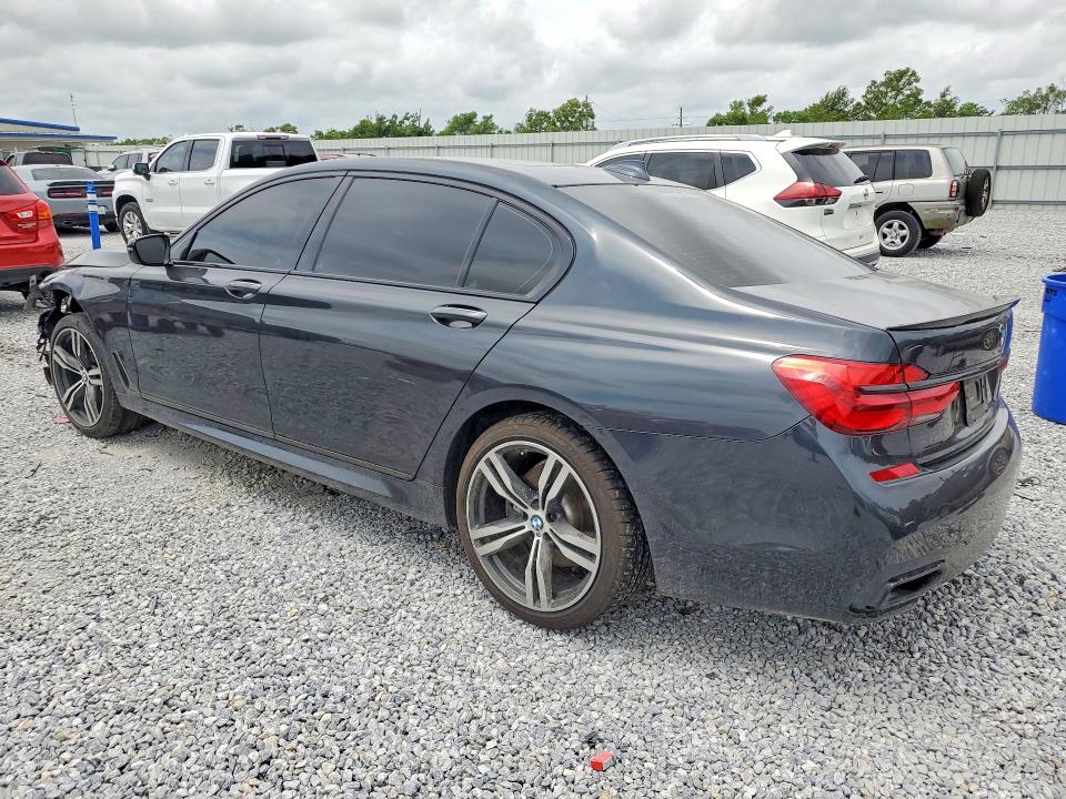 2019 BMW 7er VIN WBA7E2C5XKB217854 COPART salvage auction — FRONT END, Tx - Salvage Vehicle Title, sold $125 on 2026-08-03 (photo 2)