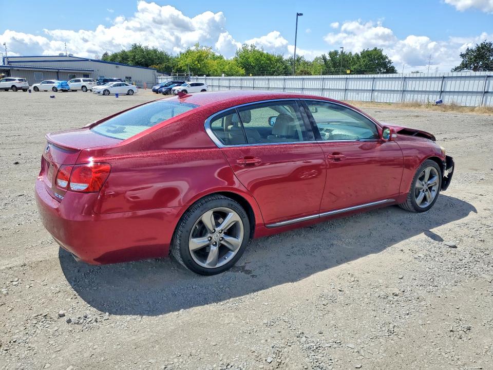 2009 Lexus Gs 350 VIN JTHBE96S590046345 COPART salvage auction — FRONT END, Ca - Salvage Certificate, sold $1,050 on 2026-07-02 (photo 3)