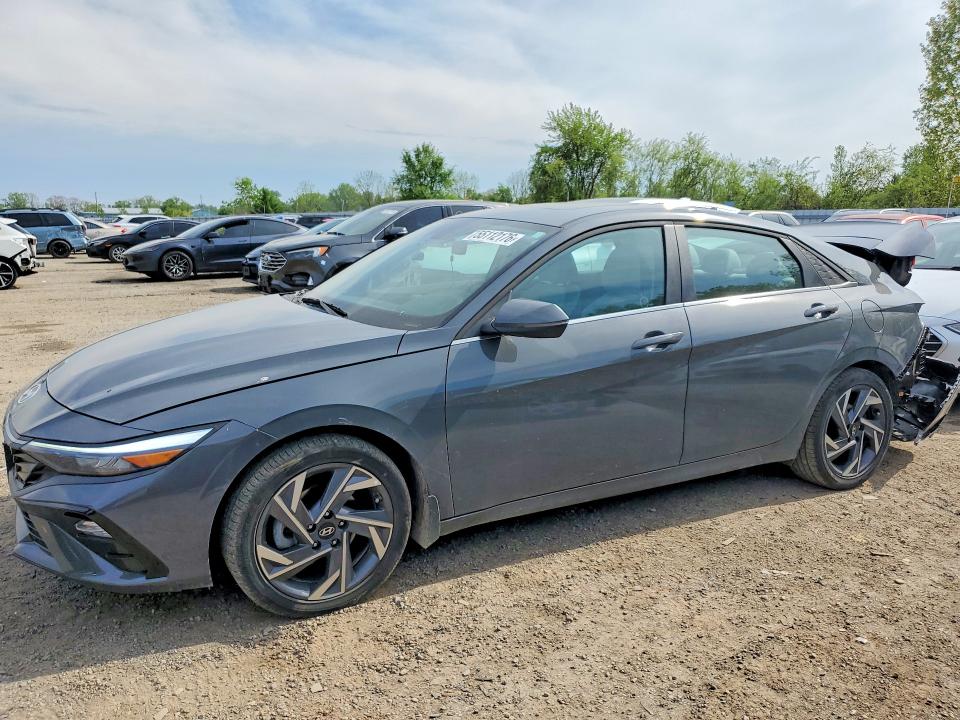 2025 Hyundai Elantra VIN KMHLN4DJ9SU175573 COPART salvage auction — REAR END, ON - PERMIT SALVAGE, sold $7,700 on 2026-07-16 (photo 1)