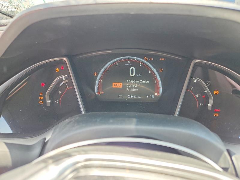 2020 Honda Civic VIN 19XFC2E80LE002063 COPART salvage auction — FRONT END, Tx - Salvage Vehicle Title, sold $125 on 2026-07-10 (photo 9)