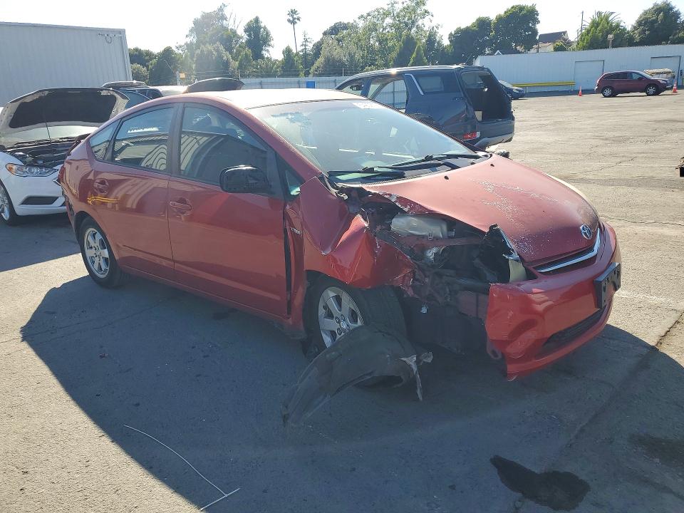 2007 Toyota Prius VIN JTDKB20U573280587 COPART salvage auction — FRONT END, Ca - Salvage Certificate, sold $425 on 2026-07-24 (photo 4)