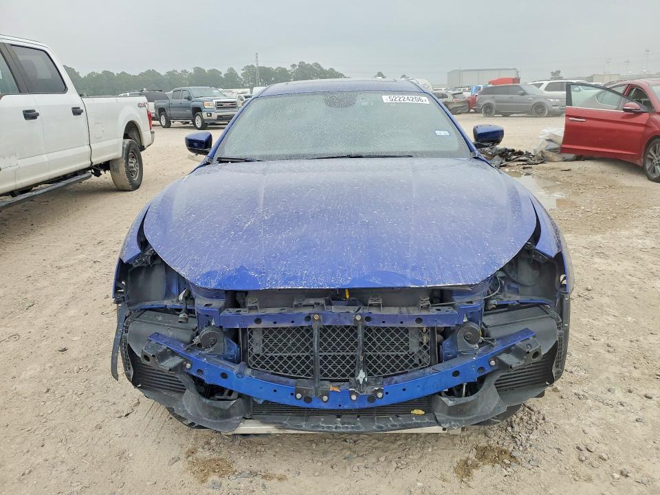2019 Maserati Ghibli VIN ZAM57XSAXK1311072 COPART salvage auction — FRONT END, Tx - Salvage Vehicle Title, sold $6,700 on 2026-07-31 (photo 5)
