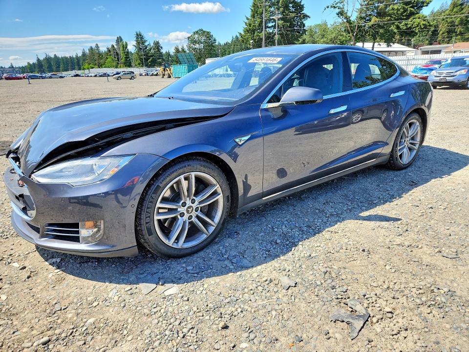 2015 Tesla Model s VIN 5YJSA1H20FFP70307 COPART salvage auction — FRONT END, Wa - Bill Of Sale, sold $2,100 on 2026-07-24 (photo 1)