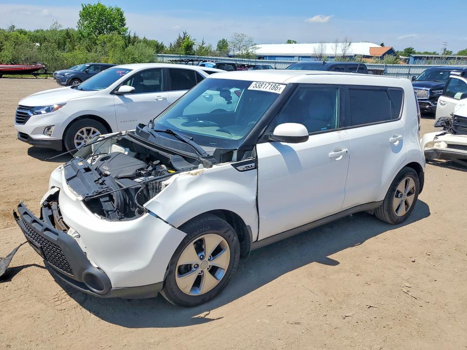 2015 Kia Soul VIN KNDJN2A20F7197270 COPART salvage auction — FRONT END, Oh - Cert Of Title-Salvage, sold $400 on 2026-07-06 (photo 1)