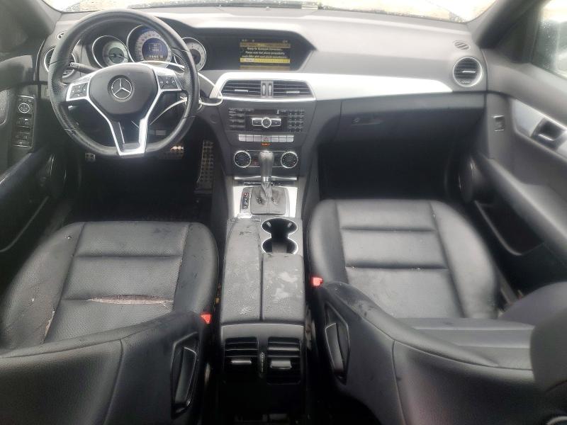 2012 Mercedes-benz C class VIN WDDGF4HB3CA640704 COPART salvage auction — FRONT END, Ca - Salvage Certificate, sold $1,550 on 2026-07-07 (photo 8)