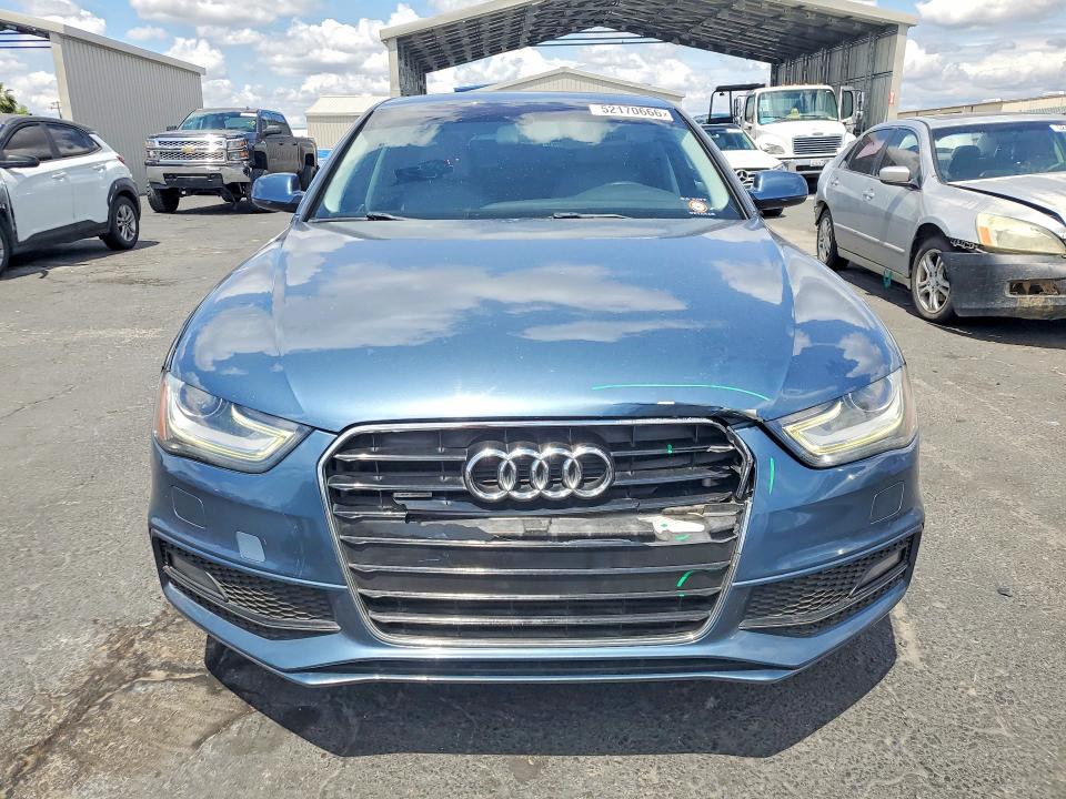 2015 Audi A4 VIN WAUBFAFL8FN017104 COPART salvage auction — FRONT END, CA - SALVAGE CERTIFICATE, sold $100 on 2026-07-23 (photo 5)