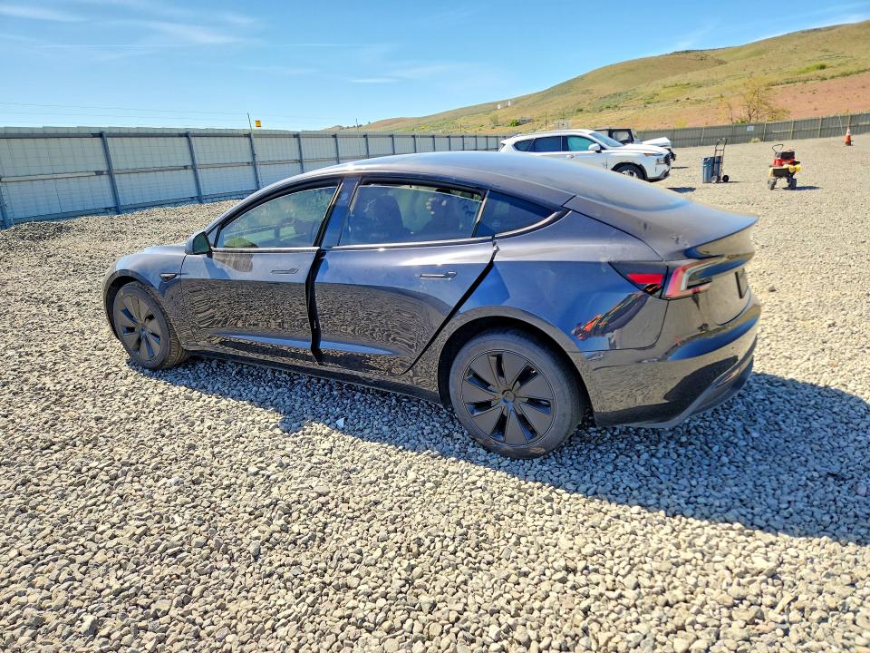 2024 Tesla Model 3 VIN 5YJ3E1EB1RF829740 COPART salvage auction — SIDE, Nv - Salvage Title, sold $13,500 on 2026-07-09 (photo 2)