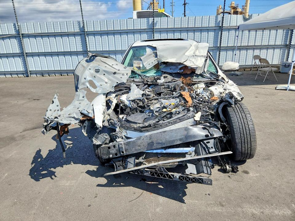 2014 Infiniti Q50 VIN JN1BV7AP3EM677609 COPART salvage auction — FRONT END, Ca - Salvage Certificate, sold $250 on 2026-07-20 (photo 5)