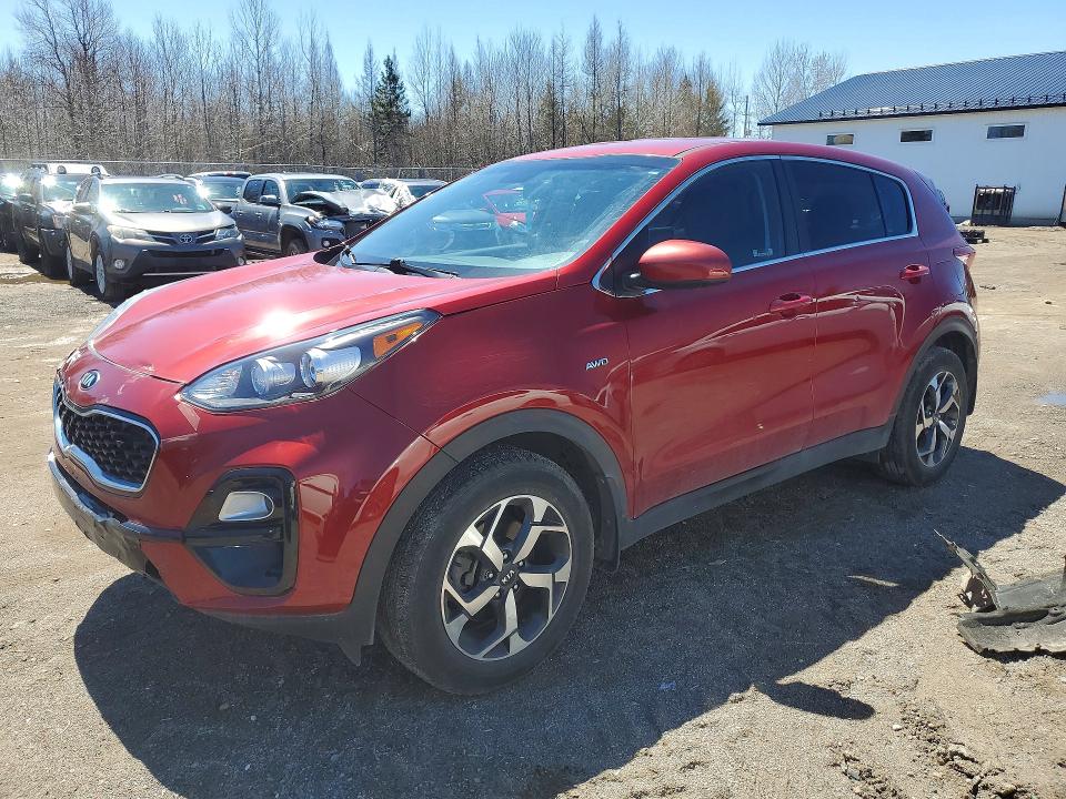 2020 Kia Sportage VIN KNDPMCAC3L7744832 COPART salvage auction — FRONT END, ON - PERMIT NO BRAND - UNFIT, sold $6,200 on 2026-07-14 (photo 1)