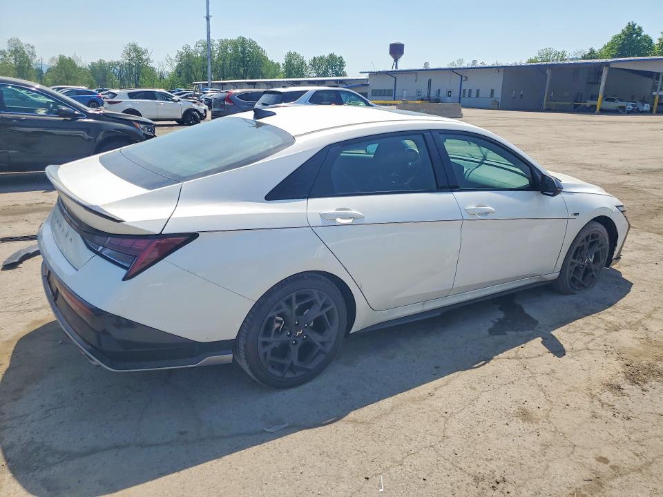 2025 Hyundai Elantra VIN KMHLR4DF2SU075721 COPART salvage auction — SIDE, Id - Salvage Certificate Of Title, sold $3,850 on 2026-07-28 (photo 3)