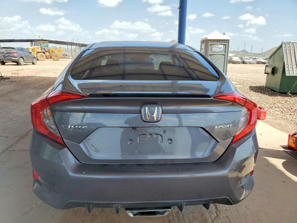 2020 Honda Civic VIN 19XFC2F86LE002762 COPART salvage auction — FRONT END, Az - Cert Of Title - Salvage, sold $5,300 on 2026-07-09 (photo 6)