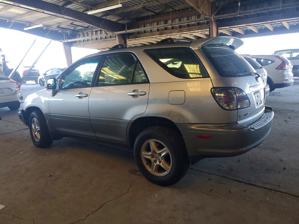 2001 Lexus Rx 300 VIN JTJHF10UX10170827 COPART salvage auction — FRONT END, Ca - Salvage Certificate, sold $750 on 2026-07-02 (photo 2)