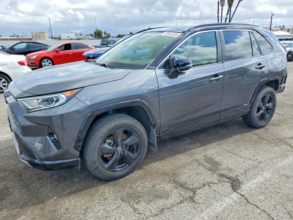 2020 Toyota Rav 4 VIN JTMEWRFVXLJ047532 COPART salvage auction — REAR END, Ca - Salvage Certificate, sold $13,800 on 2026-07-24 (photo 1)