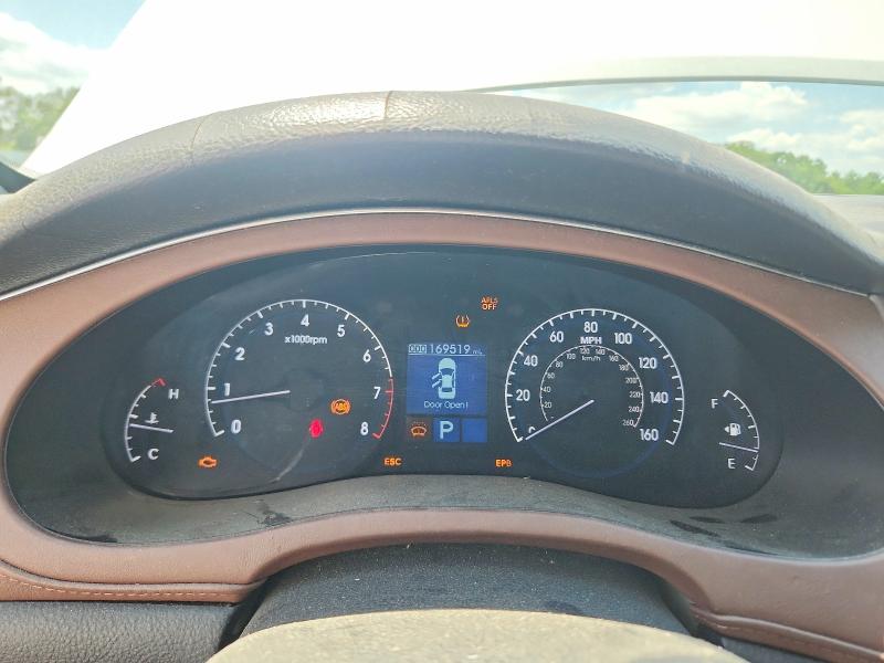 2011 Hyundai Genesis VIN KMHGC4DF1BU114155 COPART salvage auction — FRONT END, FL - CERT OF TITLE SLVG REBUILDABLE, sold $350 on 2026-07-20 (photo 9)