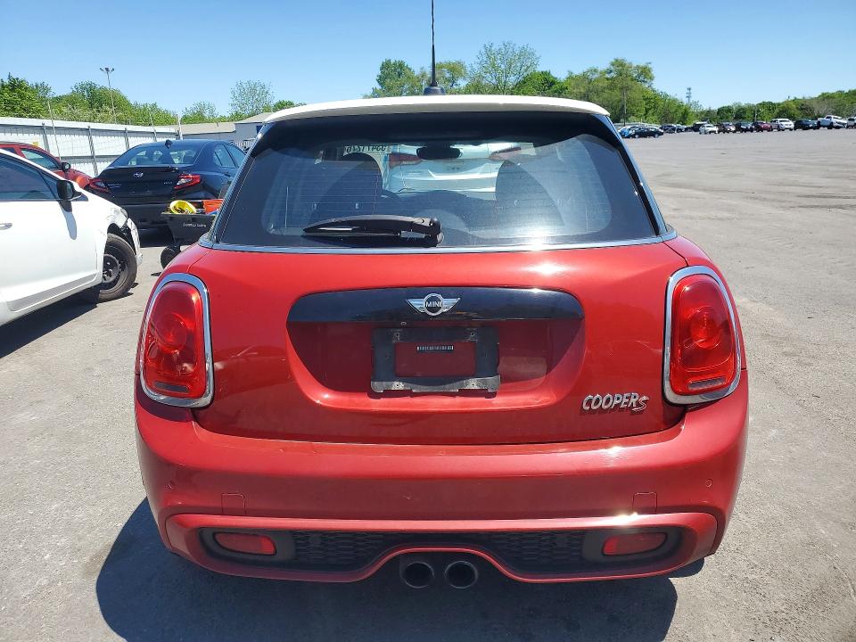 2017 Mini Cooper VIN WMWXU3C59H2D32630 COPART salvage auction — FRONT END, NJ - CERT OF TITLE-SALVAGE, sold $1,150 on 2026-07-28 (photo 6)