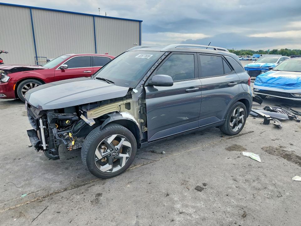 2023 Hyundai Venue VIN KMHRC8A30PU266011 COPART salvage auction — FRONT END, Fl - Certificate Of Destruction, sold $4,800 on 2026-07-06 (photo 1)