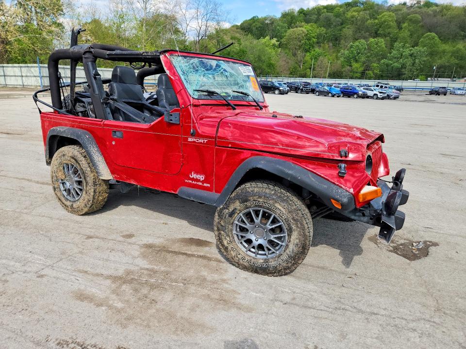 2004 Jeep Wrangler / VIN 1J4FA49S34P755458 COPART salvage auction — ROLLOVER, Pa - Certificate Of Salvage, sold $875 on 2026-07-02 (photo 4)