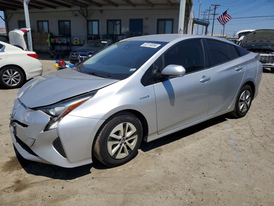 2018 Toyota Prius VIN JTDKARFU1J3554510 COPART salvage auction — FRONT END, Ca - Salvage Certificate, sold $6,700 on 2026-07-09 (photo 1)
