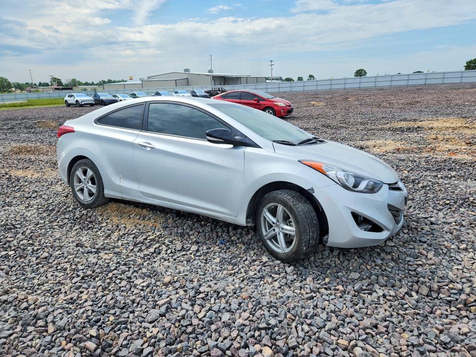 2013 Hyundai Elantra VIN KMHDH6AE4DU007244 COPART salvage auction — FRONT END, MO - SALVAGE CERTIFICATE OF TITLE, sold $925 on 2026-07-08 (photo 4)