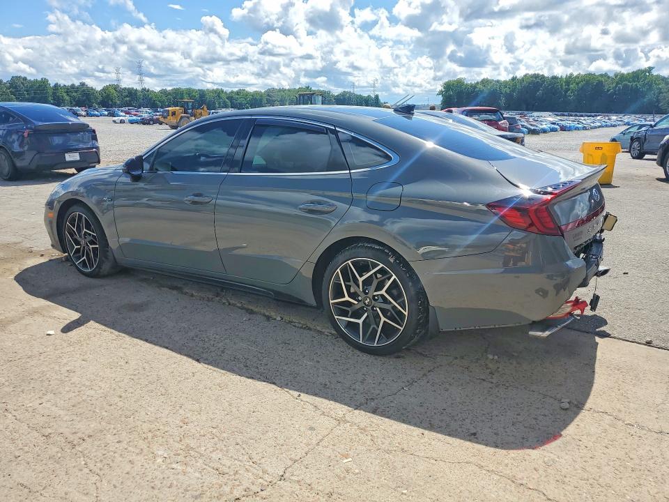 2021 Hyundai Sonata VIN 5NPEK4JC3MH105866 COPART salvage auction — REAR END, TN - SALVAGE CERTIFICATE (P), sold $175 on 2026-07-28 (photo 2)