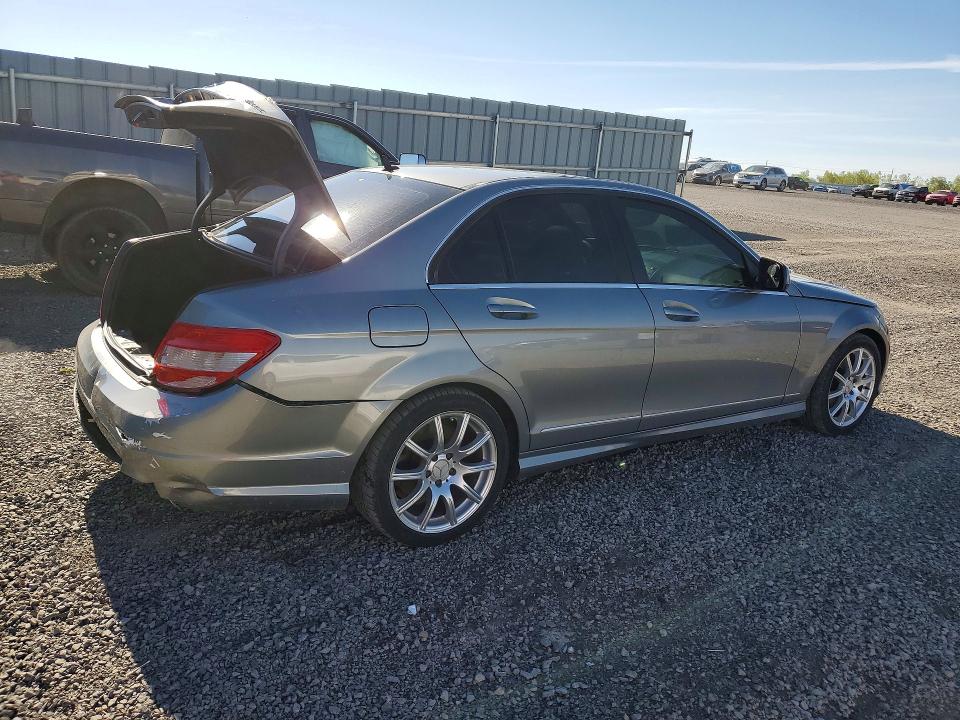 2008 Mercedes-benz C class VIN WDDGF85X68F150808 COPART salvage auction — REAR END, ON - PERMIT SALVAGE, sold $250 on 2026-07-28 (photo 3)