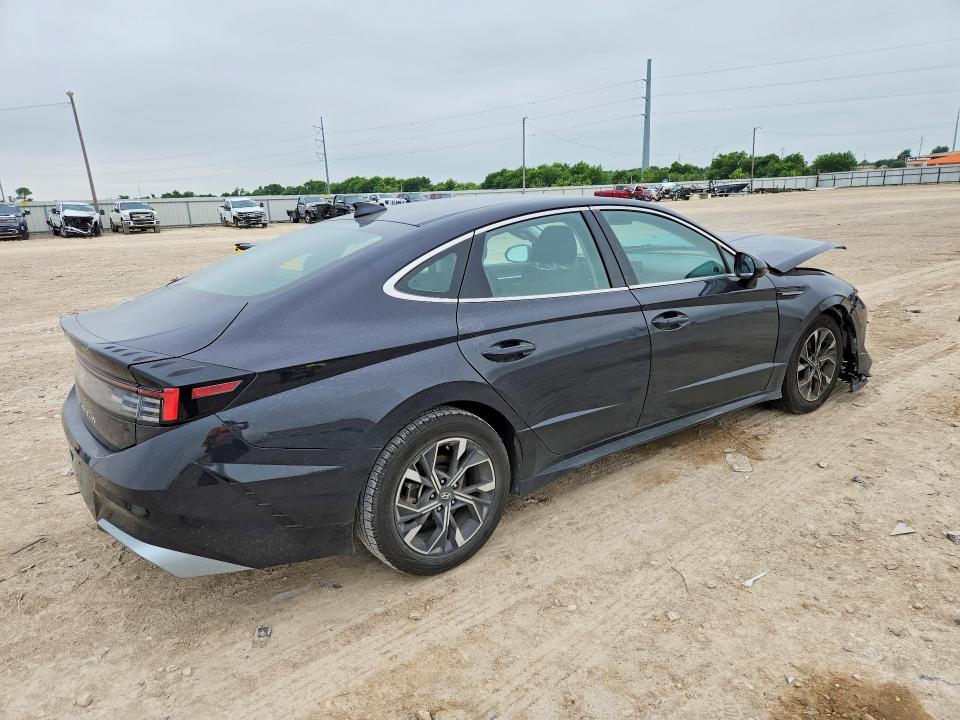 2024 Hyundai Sonata VIN KMHL64JA2RA376857 COPART salvage auction — FRONT END, Tx - Salvage Vehicle Title, sold $2,350 on 2026-07-22 (photo 3)