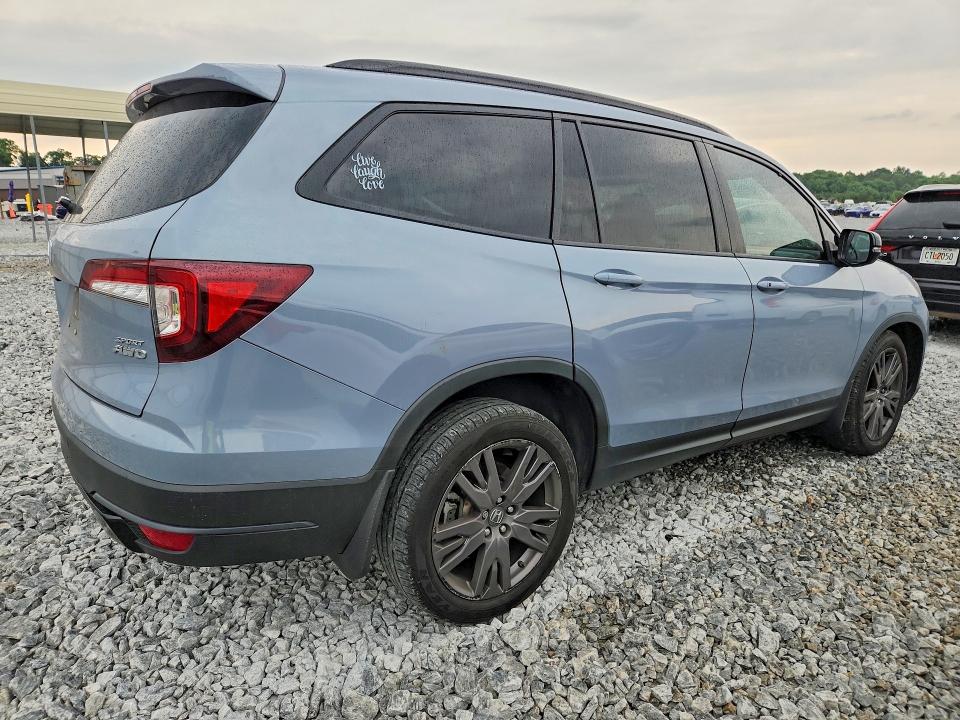 2022 Honda Pilot VIN 5FNYF6H37NB061499 COPART salvage auction — FRONT END, GA - CERT OF TITLE-SALVAGE, sold $8,000 on 2026-07-30 (photo 3)