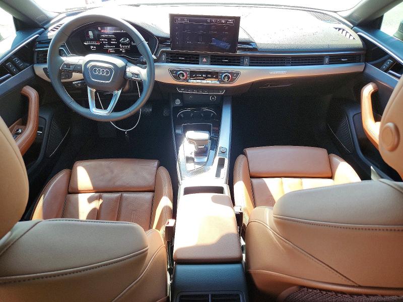 2023 Audi A5 VIN WAUEACF50PA040054 COPART salvage auction — HAIL, Ok - Cert Of Title-Salvage, sold $22,200 on 2026-07-15 (photo 8)