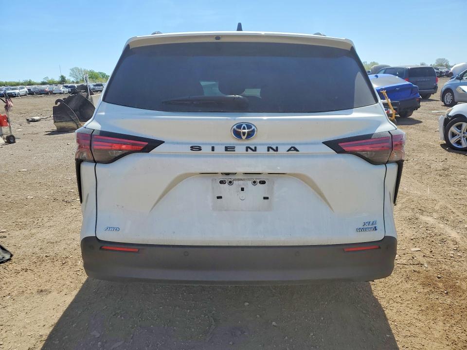 2021 Toyota VIN 5TDYSKFC6MS033629 COPART salvage auction — FRONT END, Il - Salvage Certificate, sold $8,700 on 2026-07-21 (photo 6)