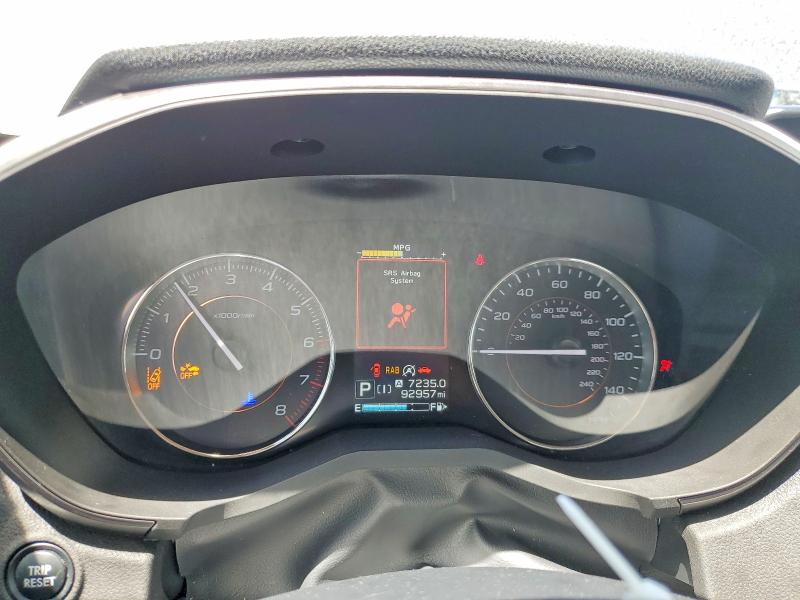 2021 Subaru Xv VIN JF2GTHMC4MH304532 COPART salvage auction — REAR END, Ut - Salvage Certificate, sold $5,200 on 2026-07-19 (photo 9)