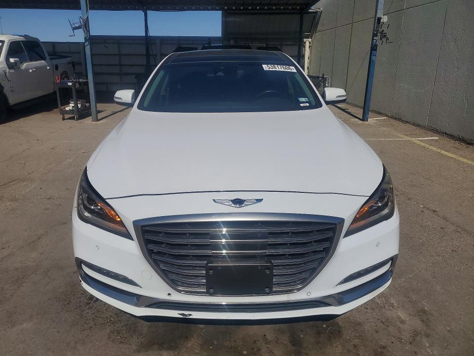 2018 Genesis G80 VIN KMHGN4JE8JU238007 COPART salvage auction — MINOR DENT/SCRATCHES, Tx - Salvage Vehicle Title, sold $2,650 on 2026-07-31 (photo 5)