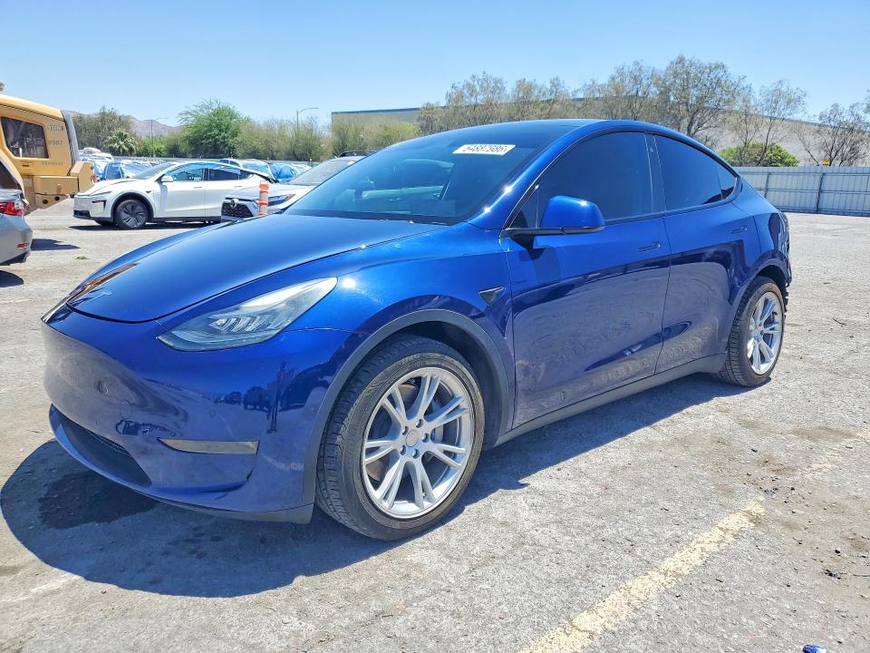 2020 Tesla Model y VIN 5YJYGDEE3LF055400 — COPART salvage auction photo