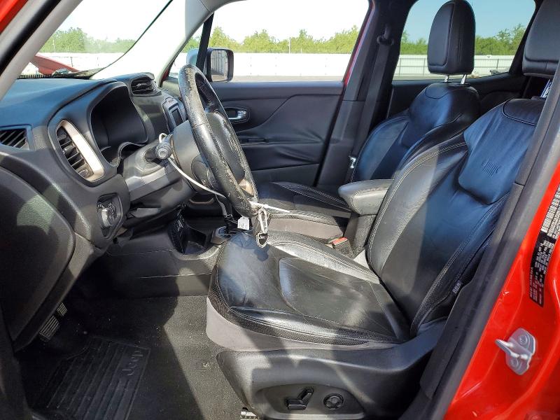 2016 Jeep Renegade VIN ZACCJADT9GPC93616 COPART salvage auction — REAR END, Ca - Salvage Certificate, sold $1,900 on 2026-07-09 (photo 7)