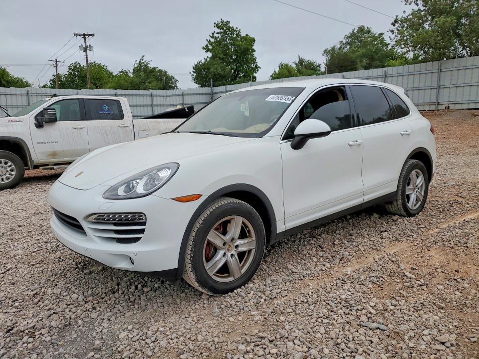 2012 Porsche Cayenne VIN WP1AA2A27CLA10538 COPART salvage auction — UNDERCARRIAGE, Ok - Cert Of Title-Salvage, sold $3,750 on 2026-07-16 (photo 1)