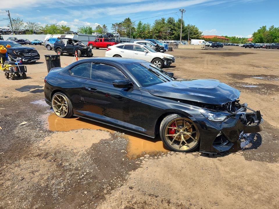 2023 BMW M2 VIN 3MW53CM08P8D25842 COPART salvage auction — FRONT END, Fl - Cert Of Title Slvg Rebuildable, sold $12,200 on 2026-07-10 (photo 4)