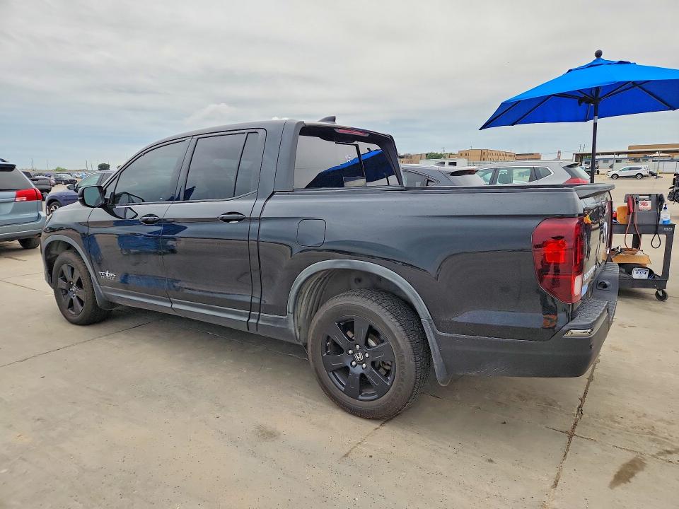 2019 Honda Ridgeline VIN 5FPYK3F8XKB017721 COPART salvage auction — SIDE, TX - SALVAGE VEHICLE TITLE (P), sold $6,600 on 2026-07-02 (photo 2)