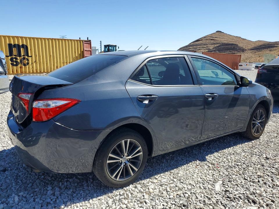 2016 Toyota Corolla VIN 5YFBURHE2GP557428 COPART salvage auction — REAR END, Id - Salvage Certificate Of Title, sold $3,600 on 2026-07-29 (photo 3)