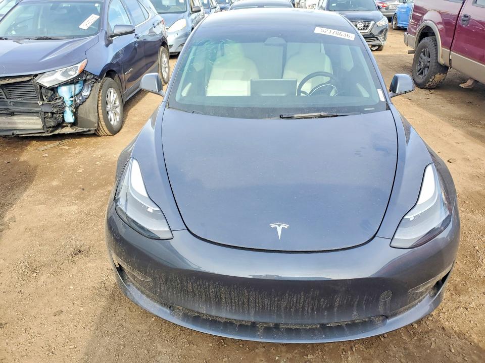 2022 Tesla Model 3 VIN 5YJ3E1EC3NF247917 COPART salvage auction — REAR END, Il - Salvage Certificate, sold $8,800 on 2026-07-07 (photo 5)
