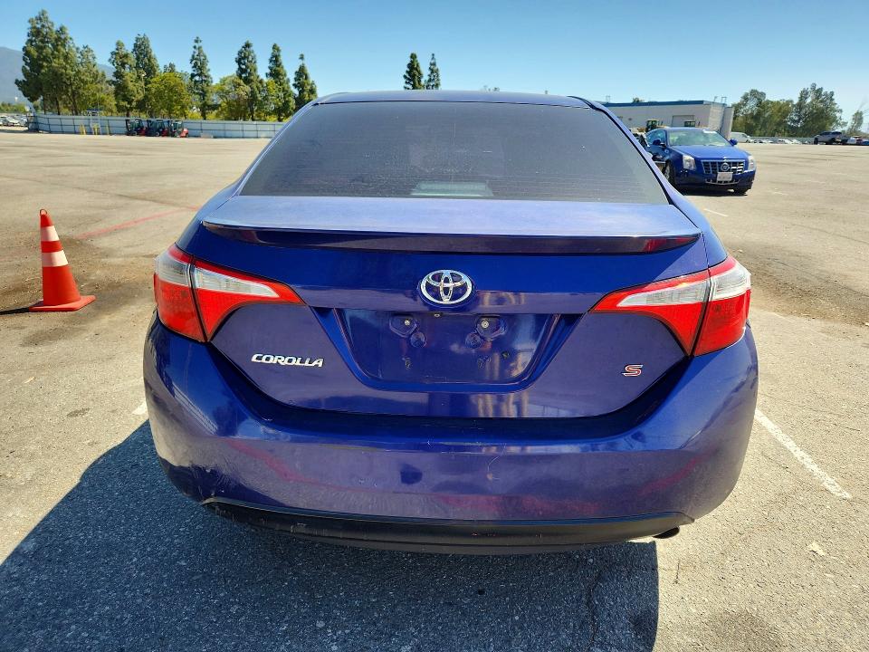2014 Toyota VIN 5YFBURHE3EP071157 COPART salvage auction — FRONT END, Ca - Salvage Certificate, sold $975 on 2026-07-16 (photo 6)