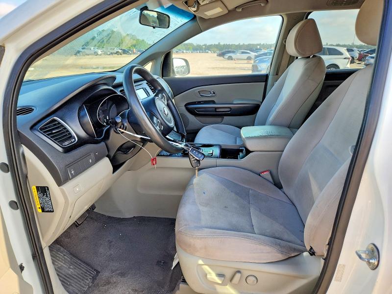 2015 Kia SEDONA VIN KNDMB5C12F6021404 COPART salvage auction — FRONT END, TX - CERTIFICATE OF TITLE, sold $1,500 on 2026-07-07 (photo 7)