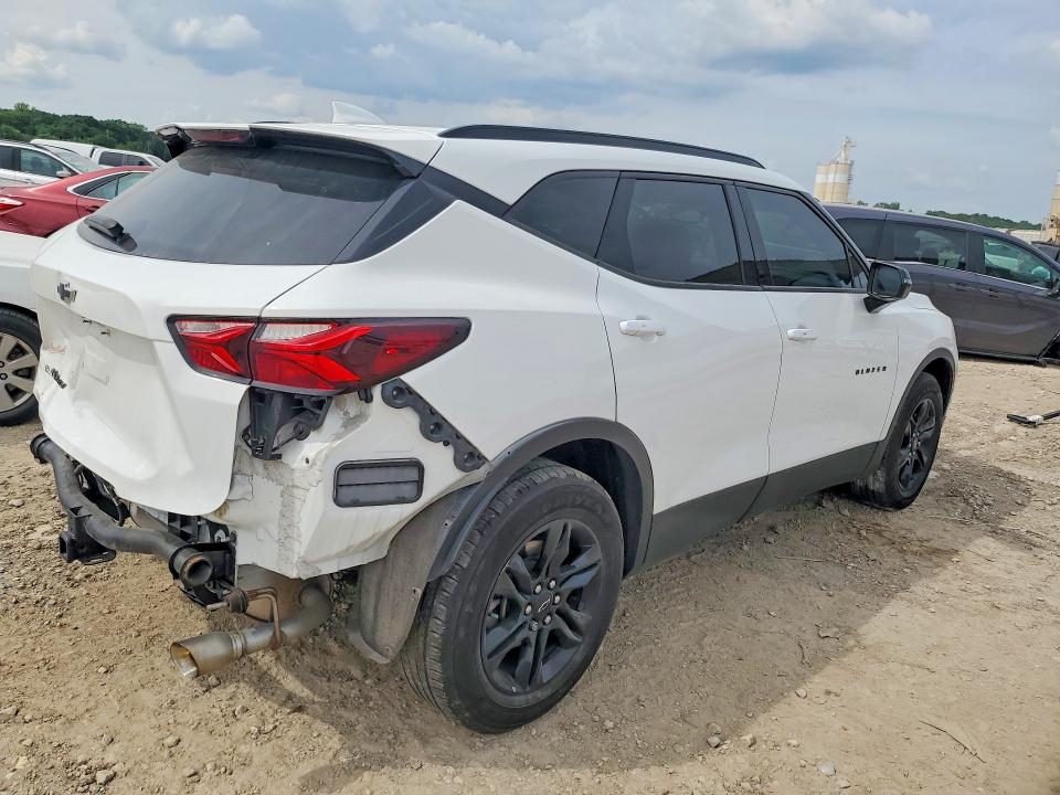 2021 Chevrolet Blazer VIN 3GNKBJR45MS550721 COPART salvage auction — REAR END, MO - SALVAGE CERTIFICATE OF TITLE, sold $7,000 on 2026-07-28 (photo 3)