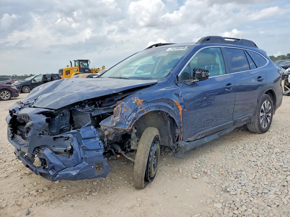 2025 Subaru Outback VIN 4S4BTANC1S3287113 COPART salvage auction — FRONT END, Tx - Salvage Vehicle Title, sold $7,300 on 2026-07-28 (photo 1)