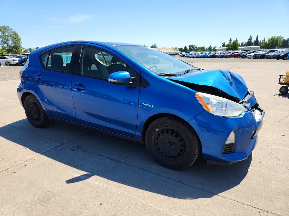 2014 Toyota Prius VIN JTDKDTB35E1066390 COPART salvage auction — FRONT END, Or - Salvage Title Certificate, sold $425 on 2026-07-20 (photo 4)