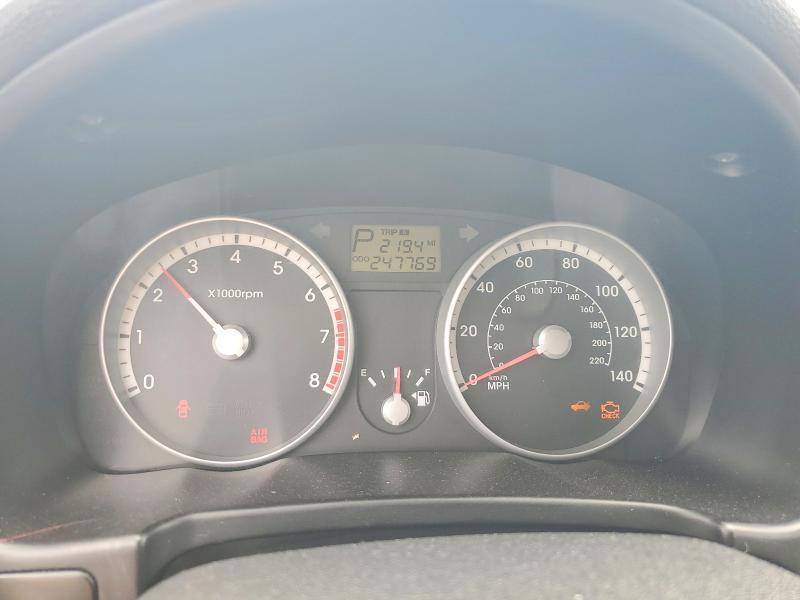 2009 Hyundai Accent VIN KMHCN46C09U288756 COPART salvage auction — REAR END, TX - SALVAGE VEHICLE TITLE (P), sold $250 on 2026-07-16 (photo 9)