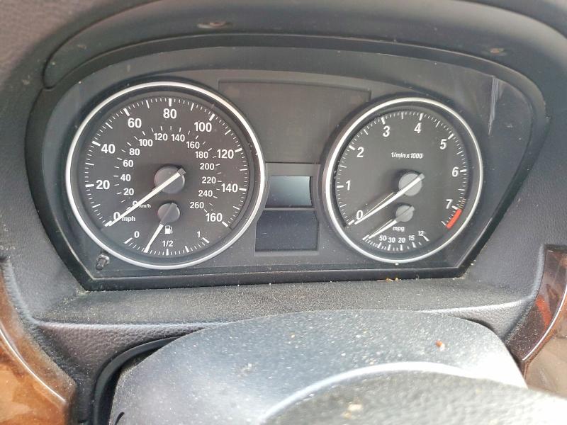 2011 BMW 3er VIN WBAPK7C55BF196149 COPART salvage auction — FRONT END, GA - CERT OF TITLE-SALVAGE, sold $175 on 2026-07-06 (photo 9)