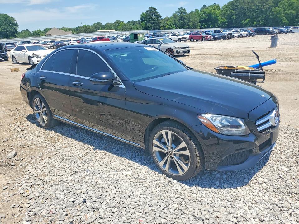 2018 Mercedes-benz C-klasse VIN WDDWF4KB1JR413501 COPART salvage auction — REAR END, Ms - Cert Of Title-Salvaged, sold $3,350 on 2026-07-17 (photo 4)