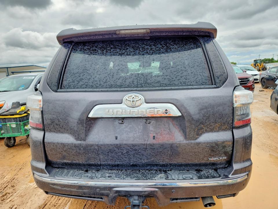 2020 Toyota 4runner VIN JTEZU5JR2L5222192 COPART salvage auction — FRONT END, Tx - Salvage Vehicle Title, sold $9,700 on 2026-07-09 (photo 6)